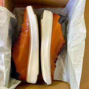 Cole Hann Men’s Leather GrandPro Topspin Sneakers